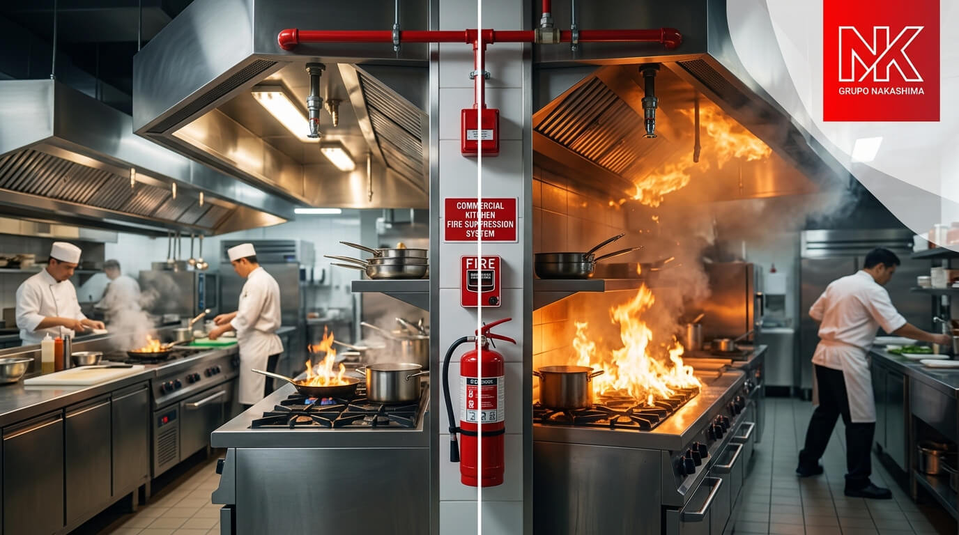 ¿Qué pasa si una cocina industrial no tiene sistema contra incendios? : Consecuencias y riesgos esenciales
