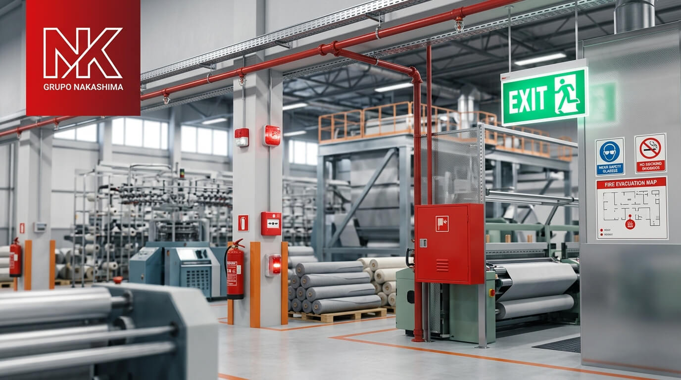 Sistemas contra incendios en industrias textiles: Prevención y control efectivos